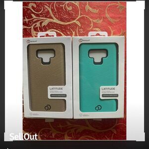 Nimbus9 Latitude Case for Samsung Galaxy Note9 Teal & Gold